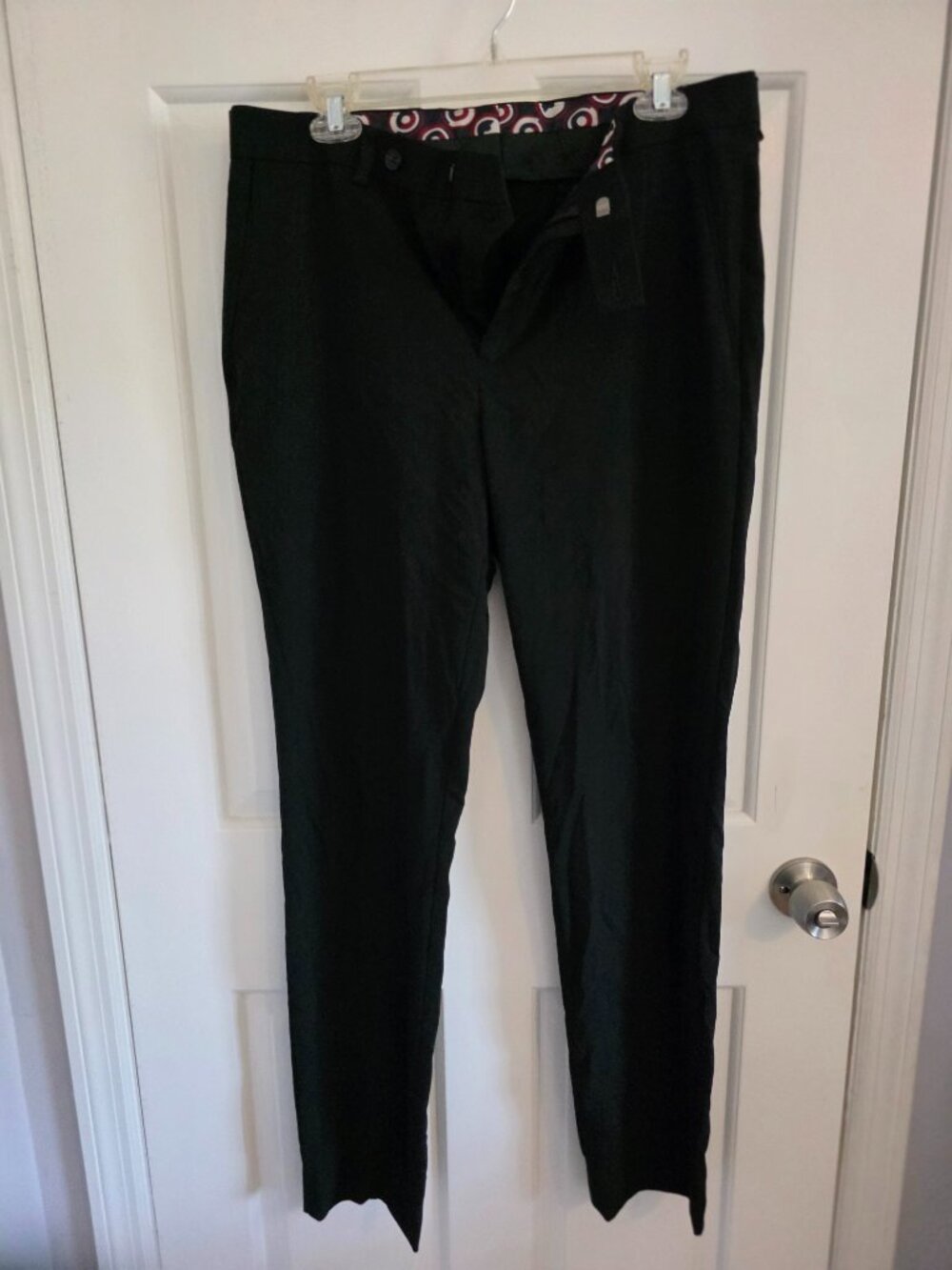 Mens trouser pants black Ben Sherman Brand size 33W x 32L